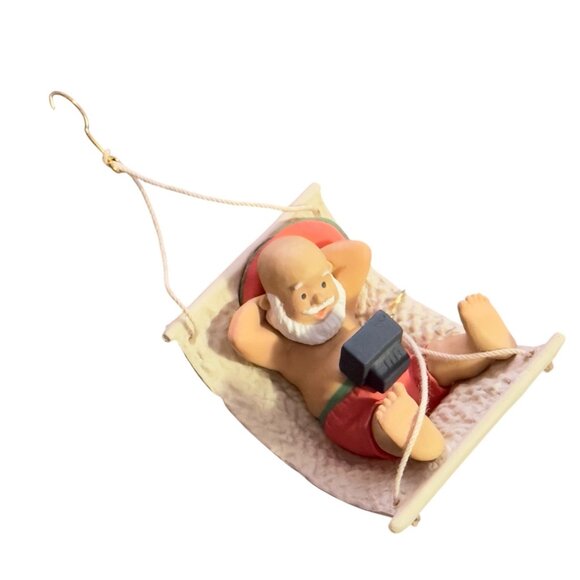 Handcrafted Santa TV Break Keepsake Hallmark Ornament ‘All My Reindeer’ - Picture 4 of 5